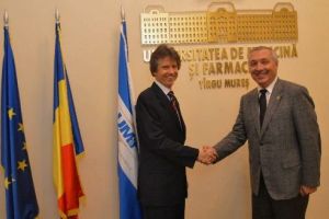 Consulul Germaniei la Sibiu, vizită la UMF Târgu-Mureş