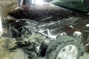 Maşini făcute zob la Câmpulung