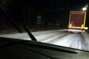 Vizibilitate redusa de ceata in Pasul Gutai