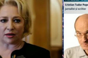 Cristian Tudor Popescu a comparat-o pe Viorica Dăncilă cu o maimuţă - VIDEO