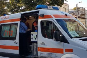 Copil ranit intr-un accident rutier in zona CET din Constanta. Intervine Ambulanta 