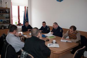 La IJJ Harghita a avut loc şedinţa periodică cu beneficiarii de pază