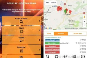 S-a lansat aplicaţia Bus Bihor: Călătorii pot monitoriza autobuzele interjudeţene şi pot scrie recenzii despre transportatori