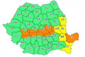 Codul galben de vreme rea se prelungeste in judetul Constanta. Ce spun meteorologii
