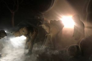 Misiuni de extrema urgenta: Elevi blocati in troiene. Militari din Fortele Navale interventii dramatice de salvare prin nametii Dobrogei (galerie foto) 