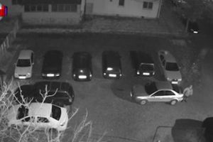 Hoţul înregistrat ”la muncă” de o cameră de supraveghere, prins după ce furase 12 ...