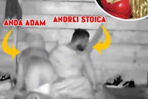 Reacţia Andei Adam, dupa ce au fost difuzate imaginile realizate cu camera cu infrarosu! Apare in ipostaze apropiate cu Andrei Stoica