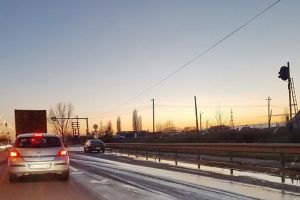 Şoseaua de centură, acoperită cu 