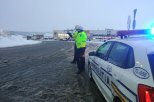 Zeci de politisti de la IPJ Tulcea, la datorie pe timpul codului portocaliu de vreme rea. Unde au actionat oamenii legii