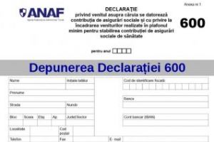 Cluj: Declaraţia 600 se poate trimite şi electronic