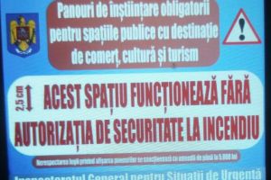 Nu ai autorizatie ISU? De azi, esti OBLIGAT sa afisezi vizibil acest panou in magazin, restaurant sau pensiune! Vezi cat e amenda