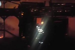 Incendiu devastator la biserica din Suha, comuna Mălini