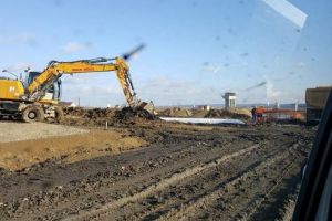 FOTO: Cum decurg lucrările la porţiunea de Autostradă Iernut – Cheţani