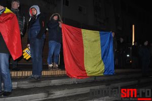 FOTO&VIDEO. Mobilizare la Satu Mare. Sute de sătmăreni au protestat împotriva Guvernului
