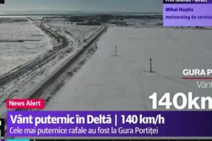 Vant cu intensitate de uragan in Dobrogea. Cum influenteaza Marea Neagra furtunile puternice