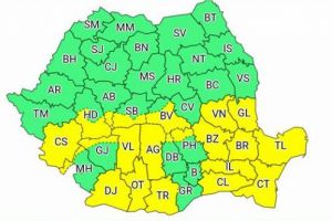 Cod galben de ninsori in Teleorman, incepand de duminica seara