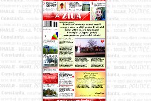 ZIUA de Constanta, format PDF, pagina 1 editia din 22 Ianuarie 2018
