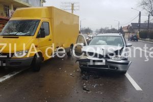 Accident rutier in Valu lui Traian. Un pieton ranit