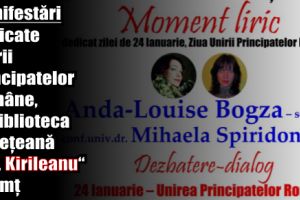 Manifestări dedicate Unirii Principatelor Române, la Biblioteca Judeţeană „G.T. Kirileanu“ Neamţ