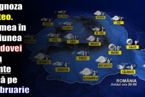 Prognoza meteo pe două săptămâni. Vremea în regiunea Moldovei şi la munte până pe 4 februarie 2018