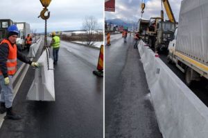 Parapetele din beton: de la o săptămână s-a ajuns la trei luni