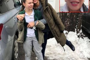 Teo Trandafir a fost chemata azi la scoala in care invata fiica ei adoptata:  