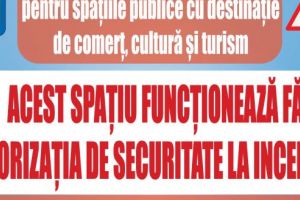 Clădirile fără autorizaţie ISU, obligate să aibă la intrare un panou de informare