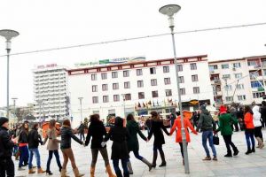 Ziua de 24 ianuarie, marcată şi în centrul Bacăului