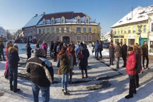 LIVE VIDEO – Protest mut la Cisnădie, organizat de locuitorii din cartierul Arhitecţilor