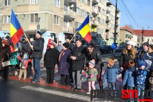 FOTO&VIDEO. Ziua Unirii Principatelor la Satu Mare. Spirit românesc şi Hora Unirii