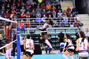 FOTO: ASPTT Mulhouse – Volei Alba Blaj 1-3, în Champions League! Senzaţional!!! Trei victorii, lider, maximum de puncte şi aproape de o calificare istorică în play-off 6!!!