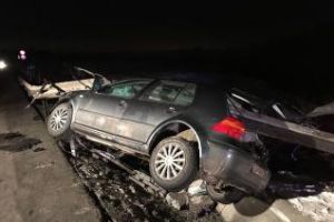 Cluj: Accident teribil pe centura Vâlcele - Apahida. Minune că a scăpat cu viaţă - FOTO