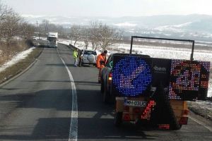 A inceput marea carpeala pe drumul cu smiley faces, intre Margina si Ohaba