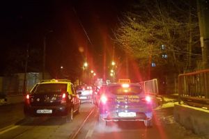 Grav accident de circulaţie pe strada Basarabiei, la intersecţia cu strada Războieni