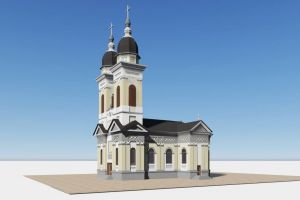 Biserica Armeană din Bacău, în imagini 2D