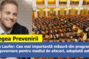 Legea Prevenirii (Prevenţiei), adoptată astăzi, 25 ianuarie, de Guvernul României