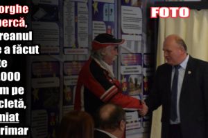 Gheorghe Ciupercă, pietreanul care a făcut peste 400.000 de km pe bicicletă, premiat de primar