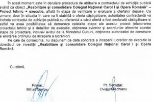 Mario Ovidiu Oprea (PNL): Genoiu, prinţul neputinţei! Pentru Colegiul Carol s-au cheltuit decât vorbe