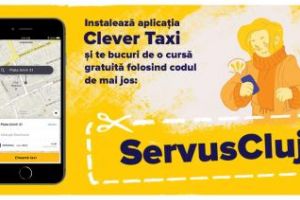 Clever Taxi face 5 ani şi oferă tuturor clujenilor curse gratuite