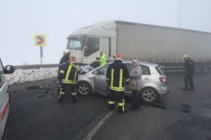 VIDEO Accident pe centura ocolitoare a Braşovului