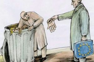 O caricatură versus un discurs mucegăit