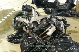 Captura la frontiera. Motociclete dezmembrate cautate de autoritatile din Italia, descoperite la granita