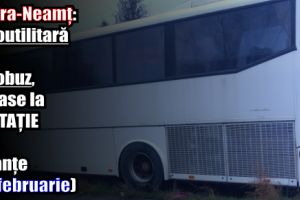 Piatra-Neamţ: Autoutilitară şi autobuz, scoase la LICITAȚIE de Finanţe (16 februarie)