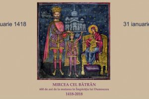 31 ianuarie 2018. Parastas pentru Voievodul Mircea cel Bătrân la Mănăstirea Cozia