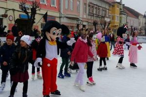 Carnaval pe gheaţă la Sighişoara