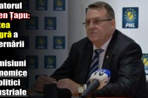 Senatorul Țapu: Cartea neagră a guvernării PSD – Promisiuni economice şi politici industriale 