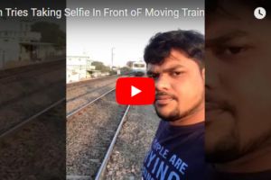 A vrut sa isi faca un selfie cu un tren aflat in miscare, insa ce a urmat este DRAMATIC! VIDEO SOCANT 18+