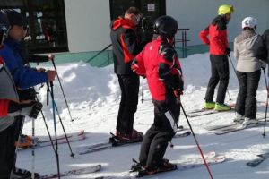 FOTO – Iohannis s-a dus din nou să schieze în weekend-ul trecut