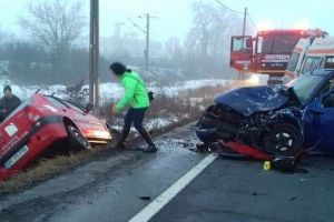 Accident la Șintereag. Șoferii au ajuns la spital (FOTO)