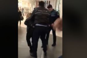 Ce spun reprezentantii SNPPC despre incidentul dintr-un mall din Bucuresti. O femeie a fost incatusata dupa ce a agresat politistii. Copilul minor lasat in grija unor cunoscuti